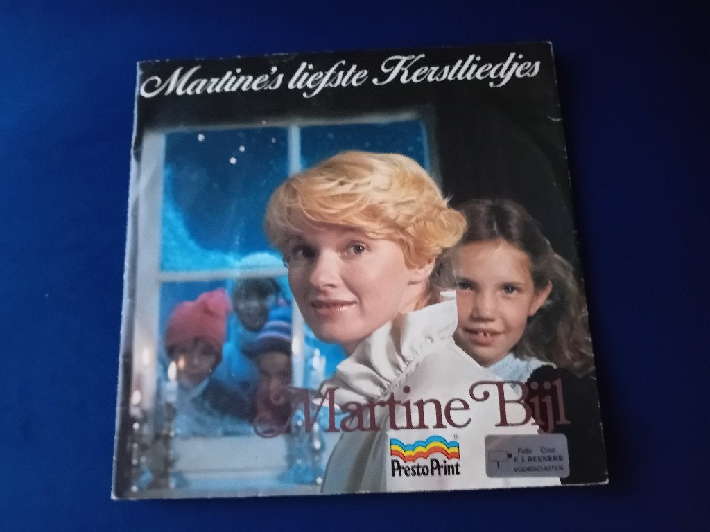 Martine Bijl Martine's Liefste Kerstliedjes ----t 2244, 7 inch, Zo goed als nieuw, Nederlandstalig, Fotohoes