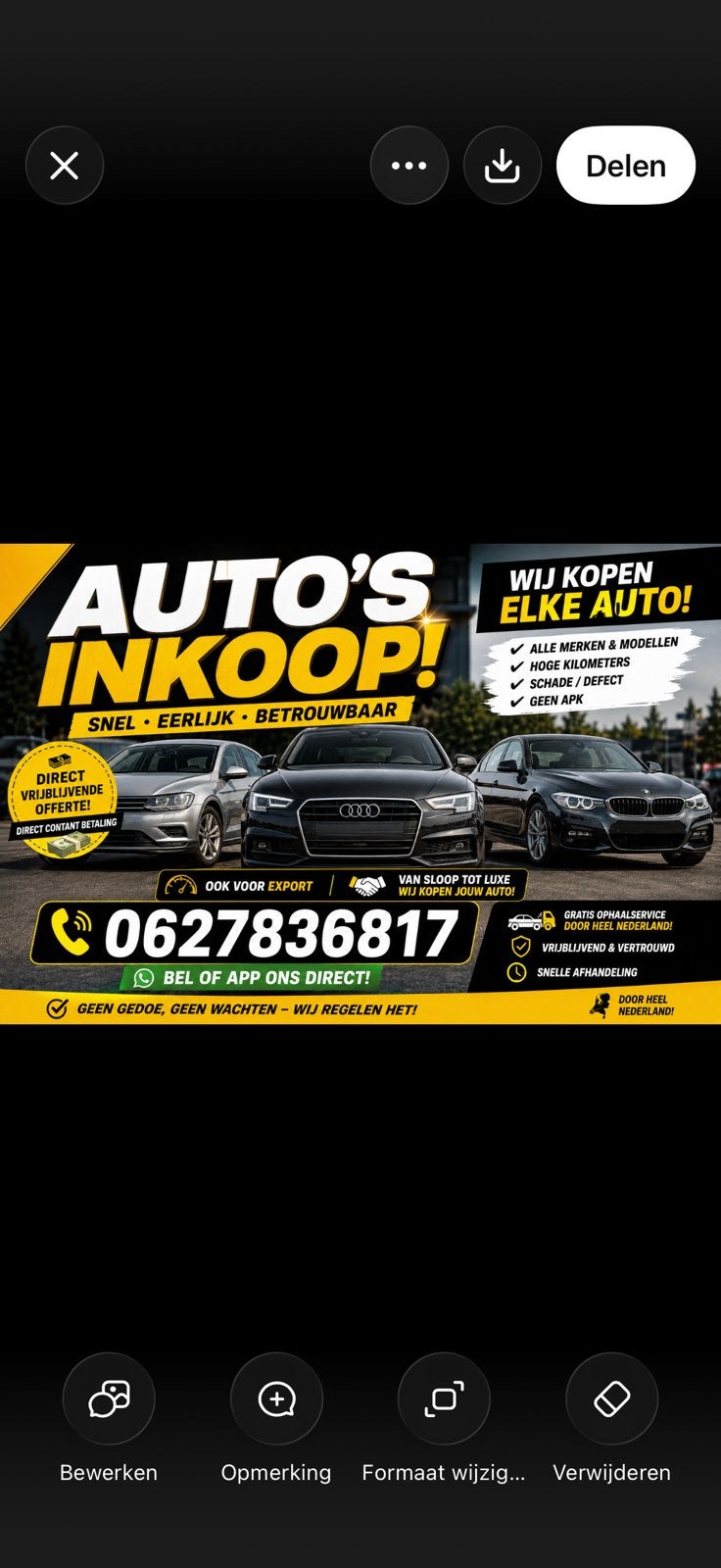 Auto's Inkoop! Snel, Eerlijk & Betrouwbaar
