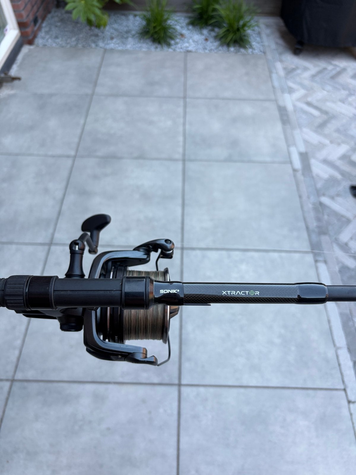 2 Sonik Xtractor Hengels 9ft 3lb (zonder molens), Ophalen of Verzenden, Gebruikt, Werphengel