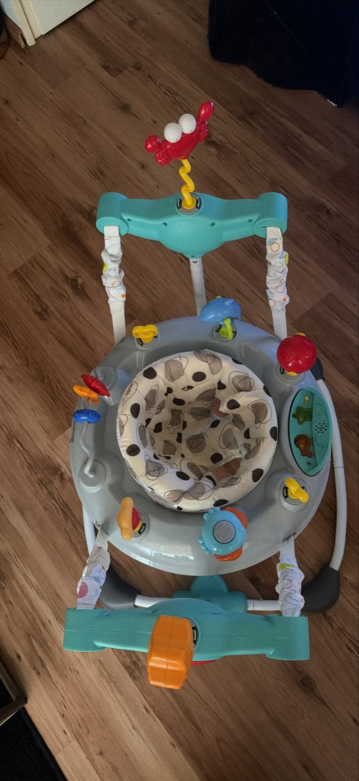 Baby jumper met speelstation en geluid, Ophalen, Gebruikt, Overige typen, Met geluid