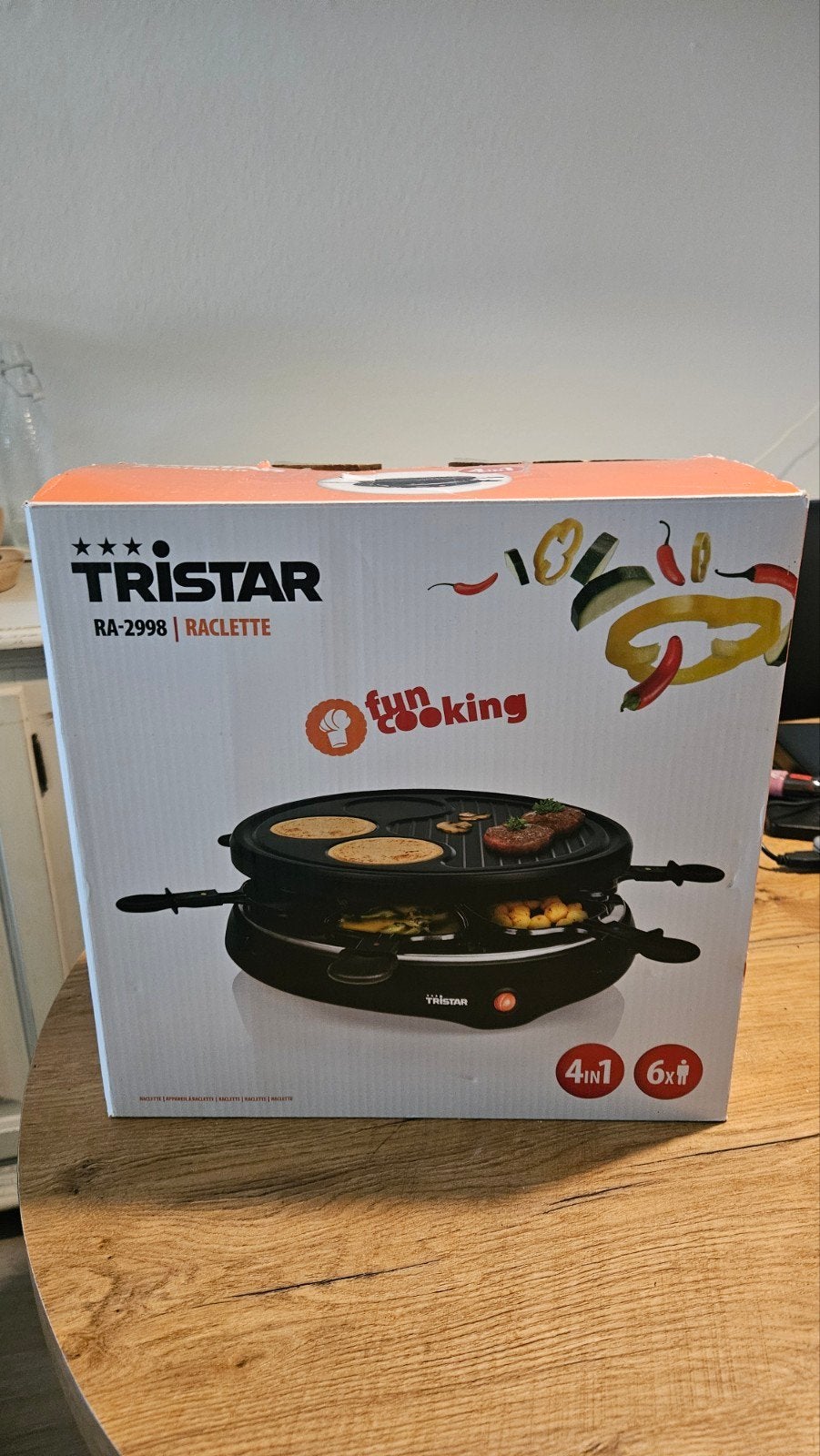 Tristar RA-2998 Raclette, Witgoed en Apparatuur, Ophalen of Verzenden, Nieuw