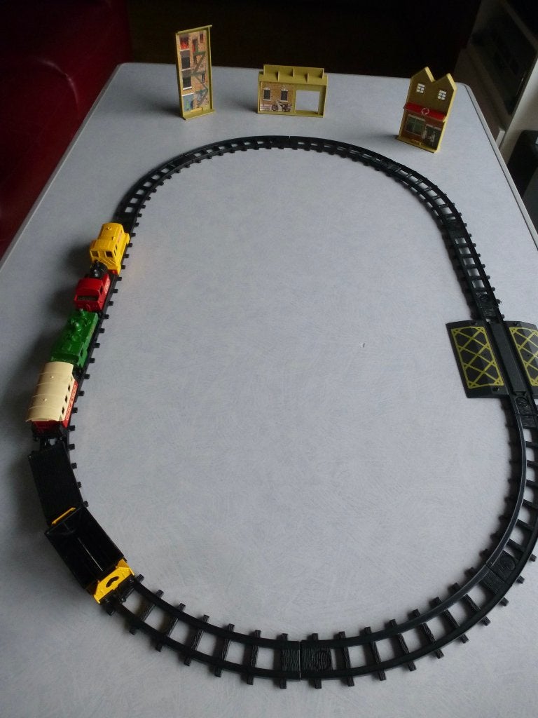 Matchbox Lesney trein met rails, Overige merken, Wisselstroom, Overige typen, Ophalen of Verzenden