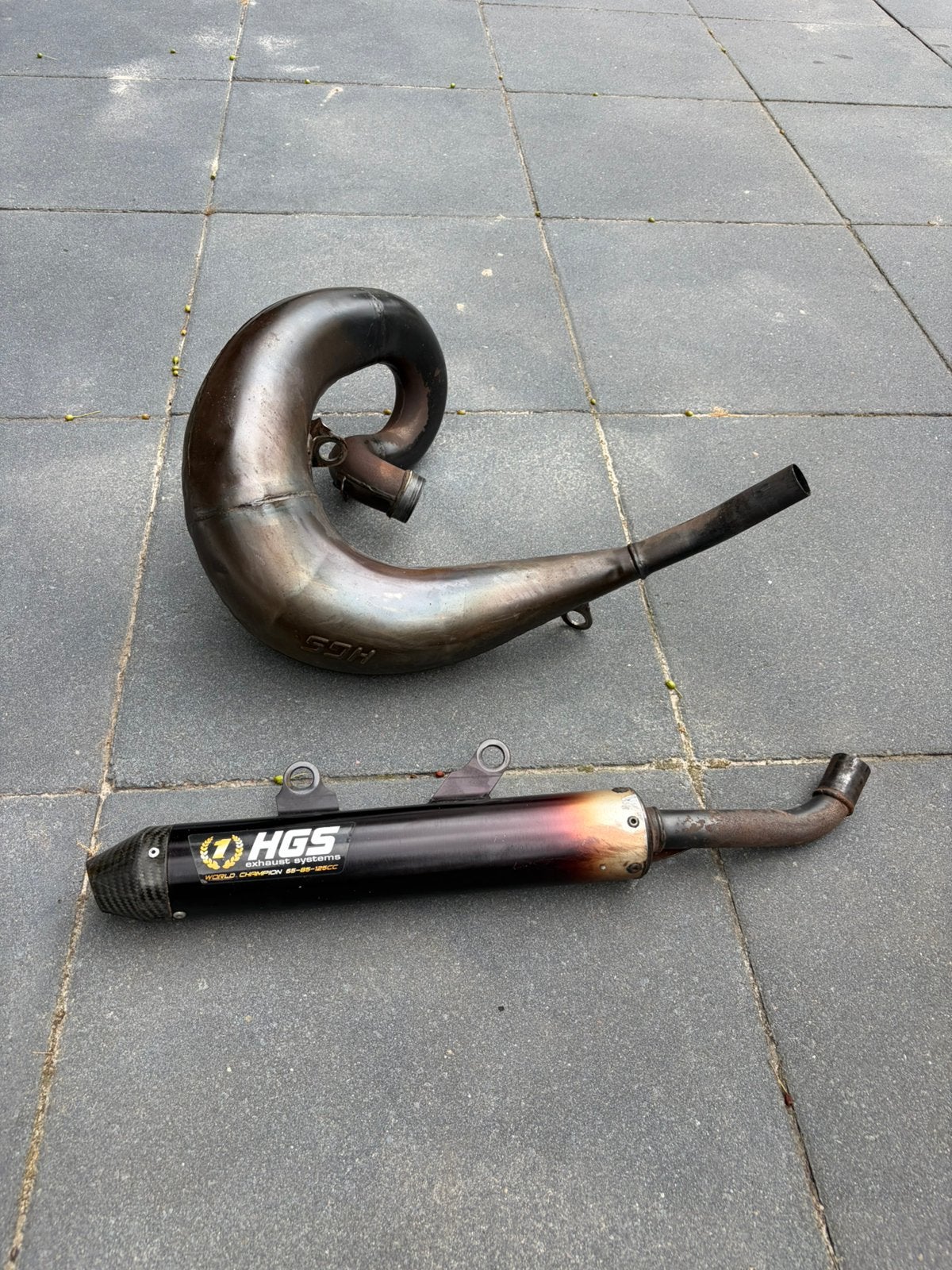 Hgs ktm 250 2 takt, Ophalen of Verzenden, Gebruikt, Uitlaat