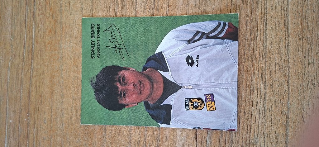 Spelerskaart; Stanley Brard # Vitesse / Feyenoord, Ophalen of Verzenden, Nieuw, Vitesse, Spelerskaart