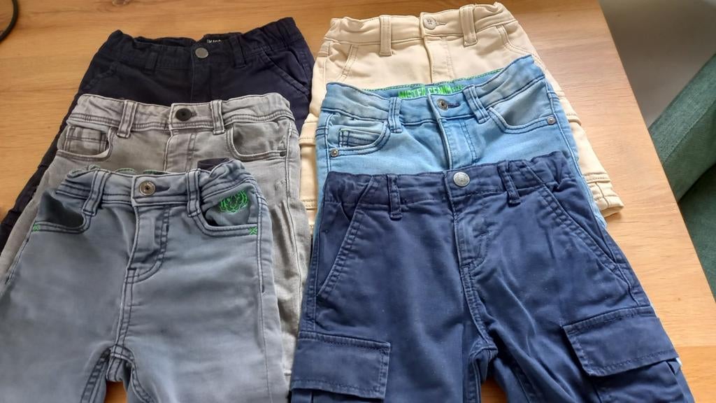 6 korte broeken maat 110/116, Kinderen en Baby's, Kinderkleding | Maat 116, Ophalen of Verzenden, Gebruikt, Jongen, Broek