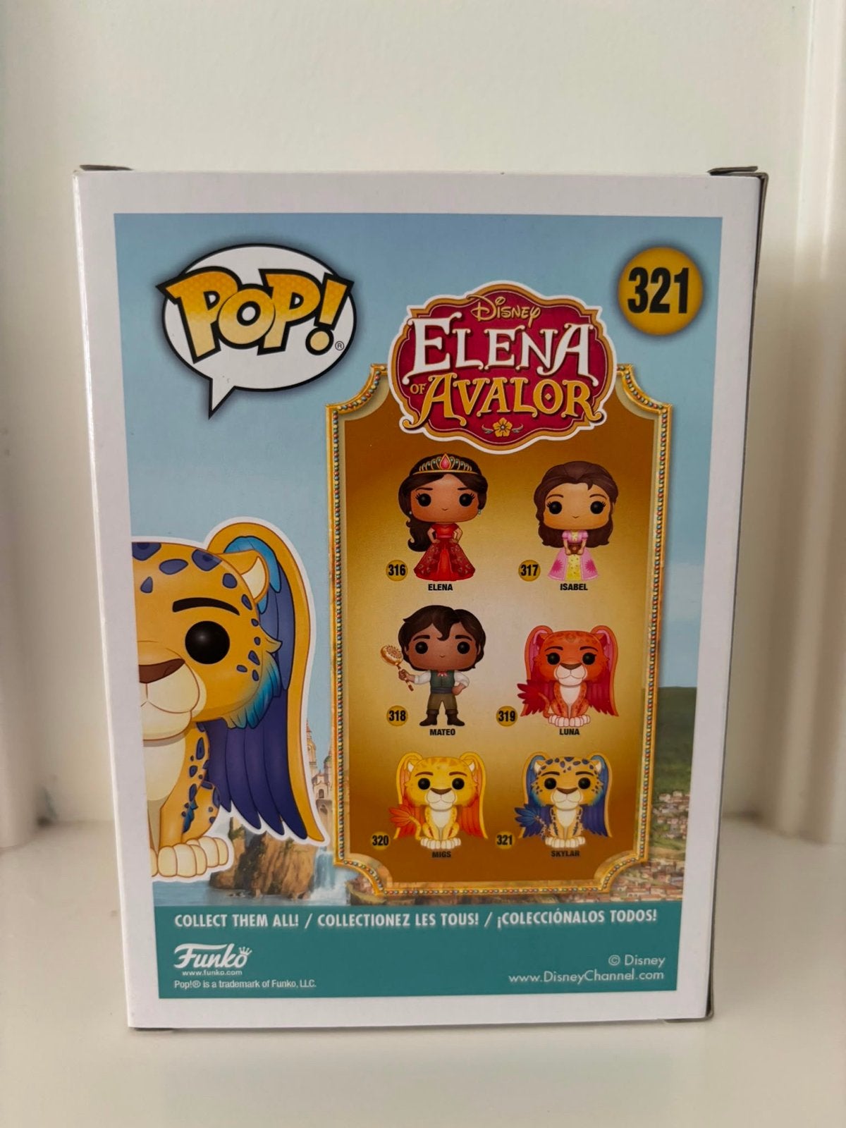 Funko Pop! Disney Elena of Avalor Skylar #321, Ophalen of Verzenden, Nieuw