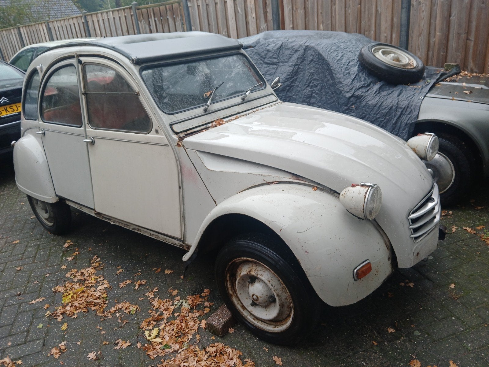 Citroën 2CV AZ 1969 te restaureren, gris rosé. Prijsverlaagd, Auto's, 540 kg, 2CV, 435 cc, Beige