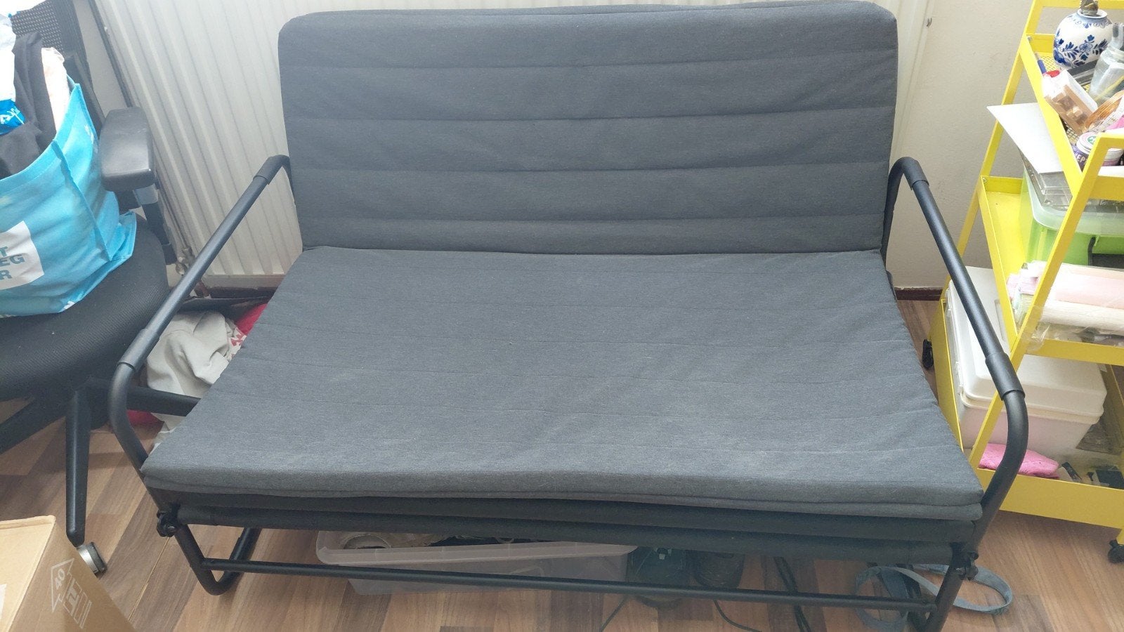 ikea slaap bank, Huis en Inrichting, Ophalen, Tweepersoons, 190 cm of minder, Zo goed als nieuw