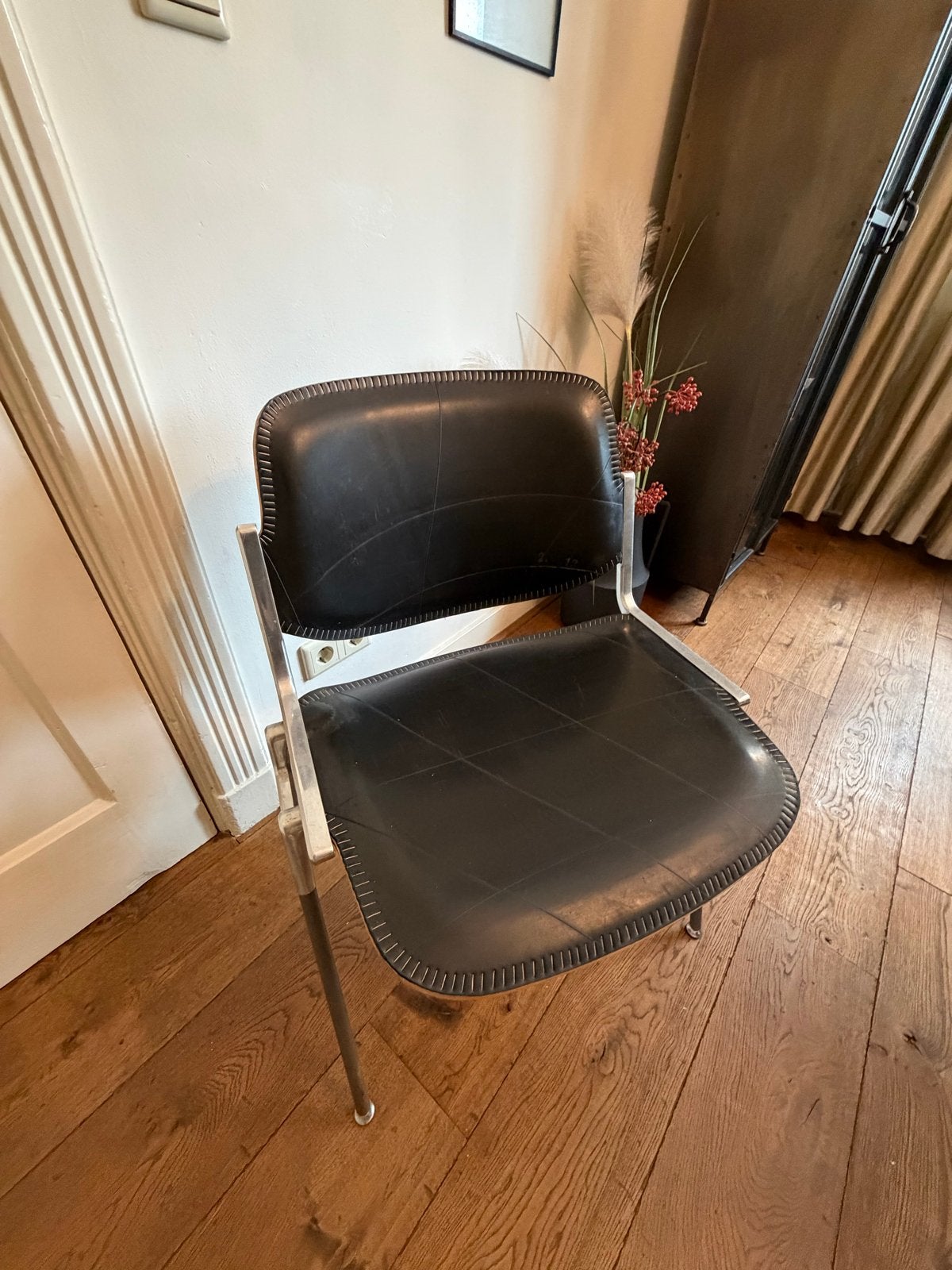 6x Project 99 stoelen van gerecycled vrachtwagenrubber, Ophalen, Overige materialen, Gebruikt, Zwart