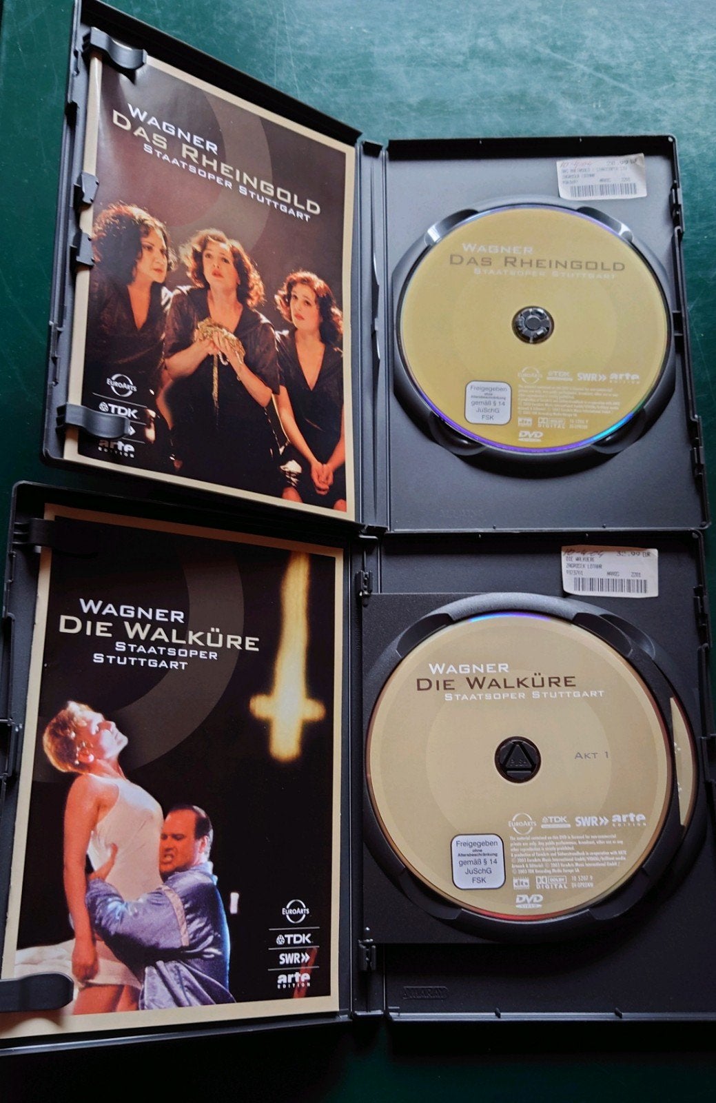 Wagner Die Walkure & Das Rheingold Wagner DVD, Alle leeftijden, Ophalen of Verzenden, Gebruikt, Overige typen
