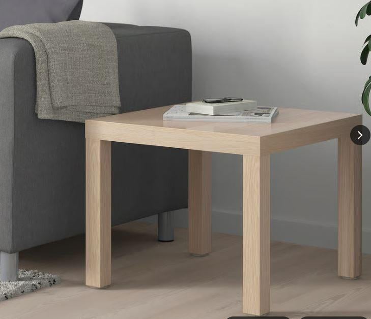 IKEA Lack Salon Tafeltje, eikeneffect, 55x55x45 hoogte cm, Ophalen, Vierkant, 50 tot 100 cm, Zo goed als nieuw