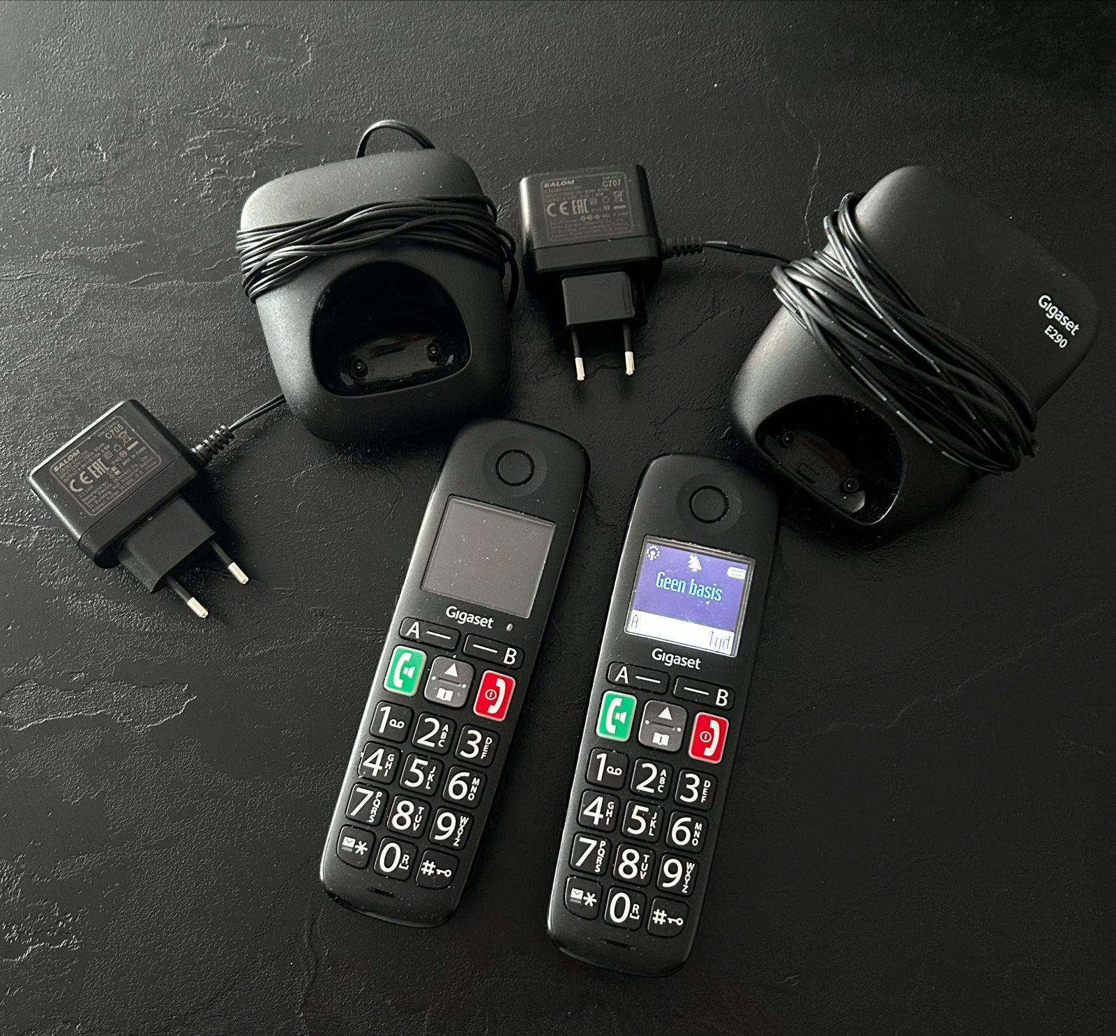 Gigaset E290 Duo Draadloze Telefoons - Seniorentelefoon, Telecommunicatie, Ophalen of Verzenden, Zo goed als nieuw, 2 handsets