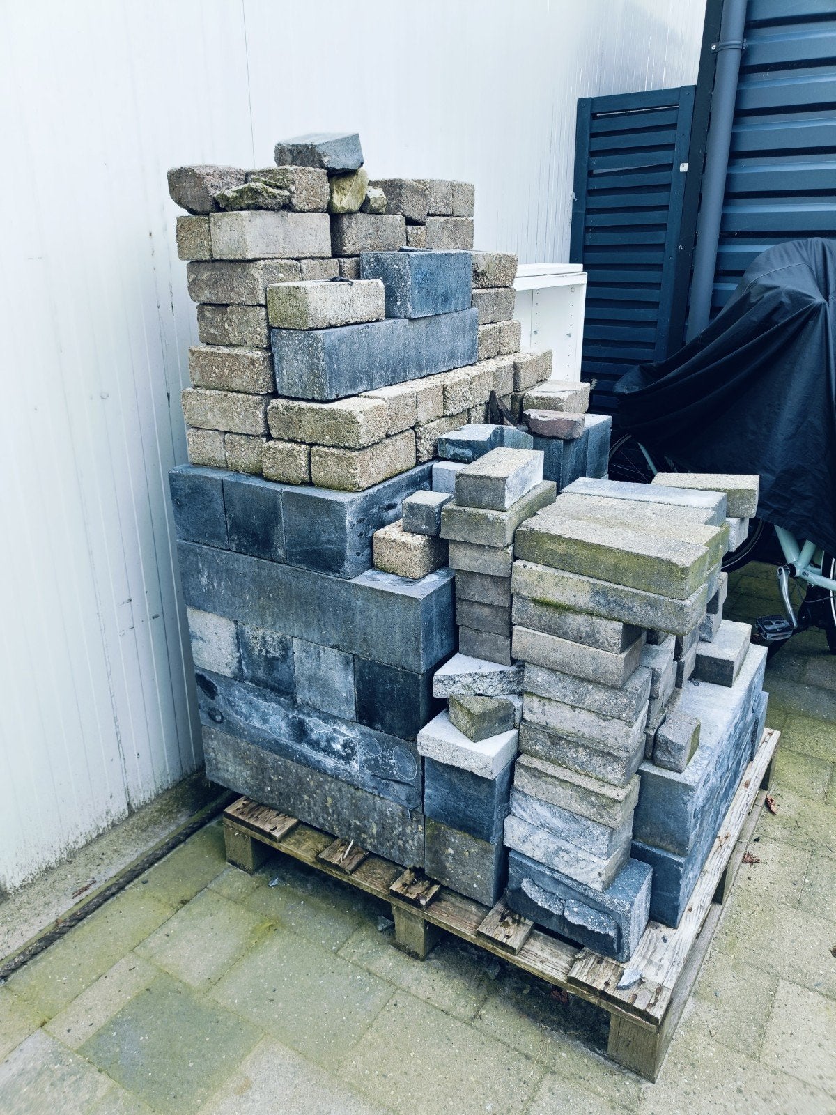 gratis stenen, Ophalen, Gebruikt, 60 cm of meer, Vloertegels