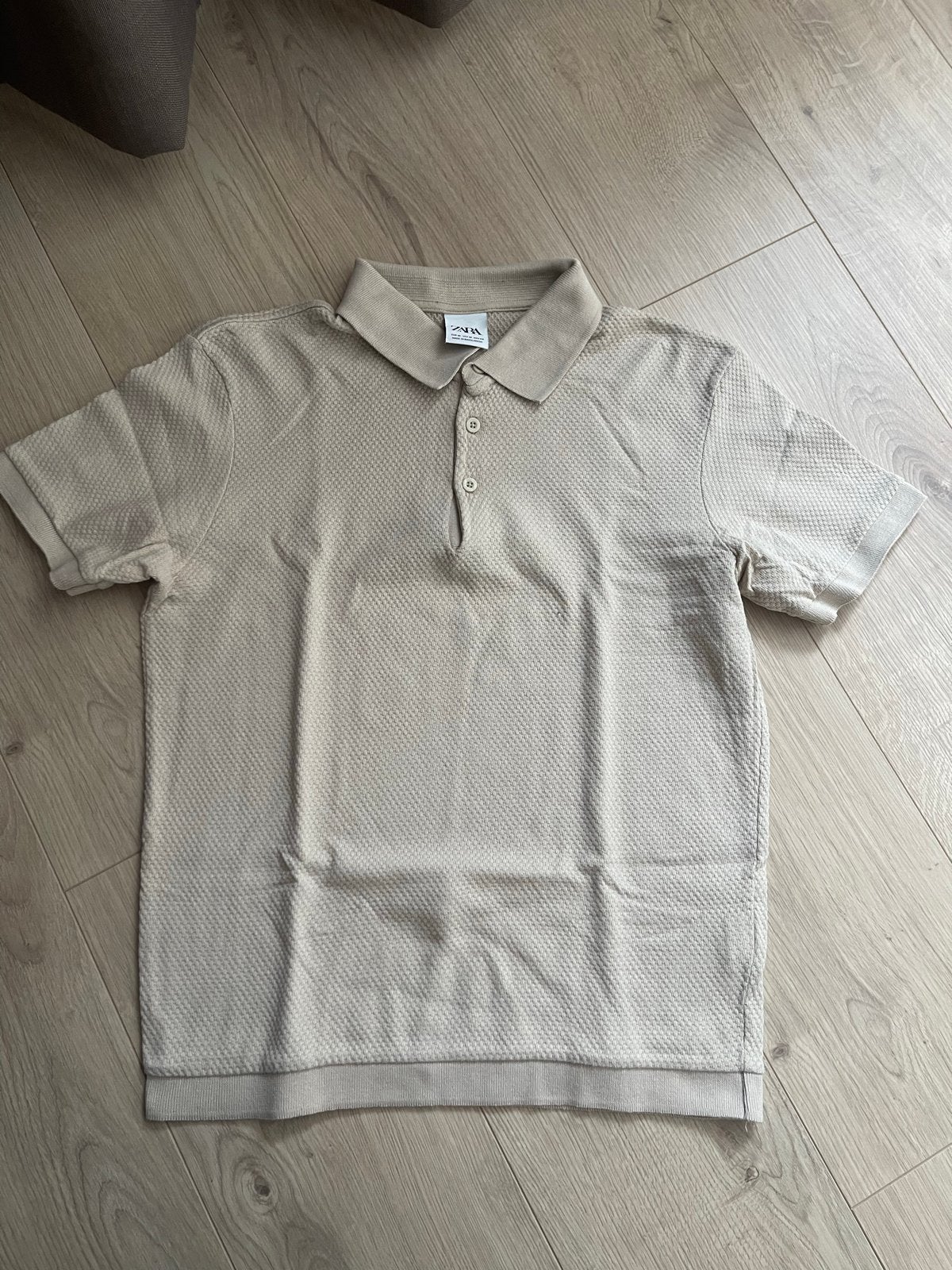 Polo Shirt - Maat M, Kleding | Heren, Polo's, Ophalen of Verzenden, Zo goed als nieuw, Maat 48/50 (M), Beige
