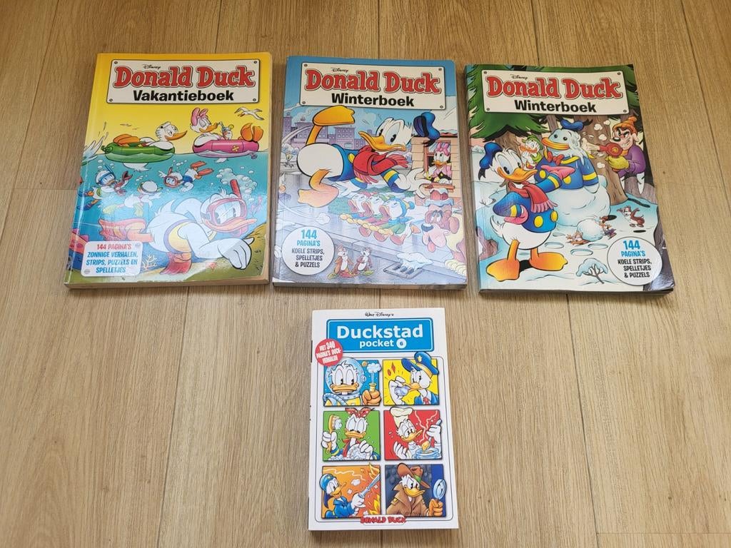Donald Duck Winterboek, vakantieboek en pocket samen 5 euro., Gelezen, Fictie algemeen, Ophalen of Verzenden, Donald Duck