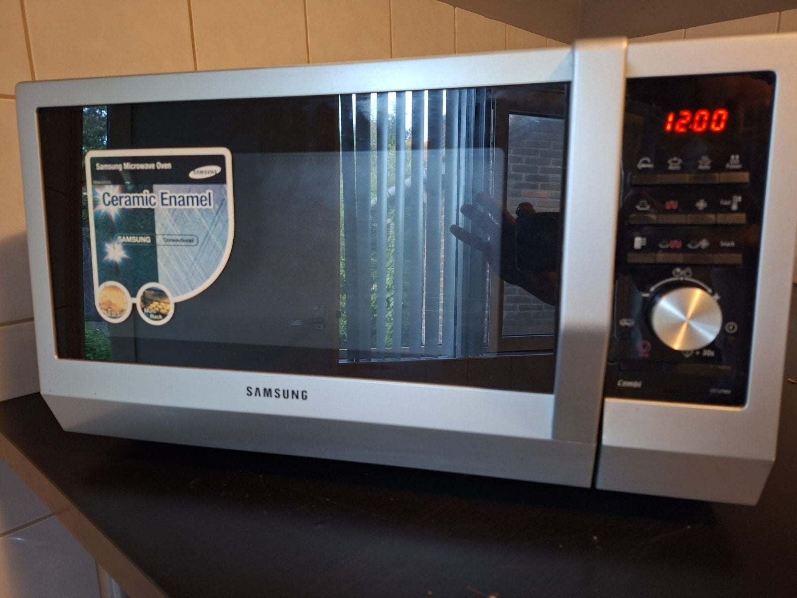 Samsung CE137NM Combi Magnetron Oven, Witgoed en Apparatuur, Ophalen, Combimagnetron, Gebruikt, Draaiplateau