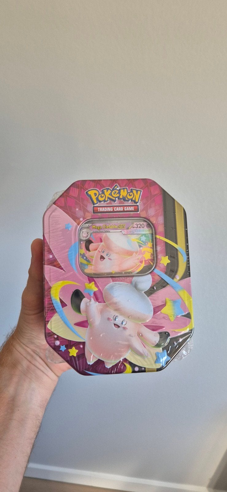 Pokemon Mega Clefable EX Tin - Nieuw in verpakking, Ophalen of Verzenden, Mega, Losse flippo's