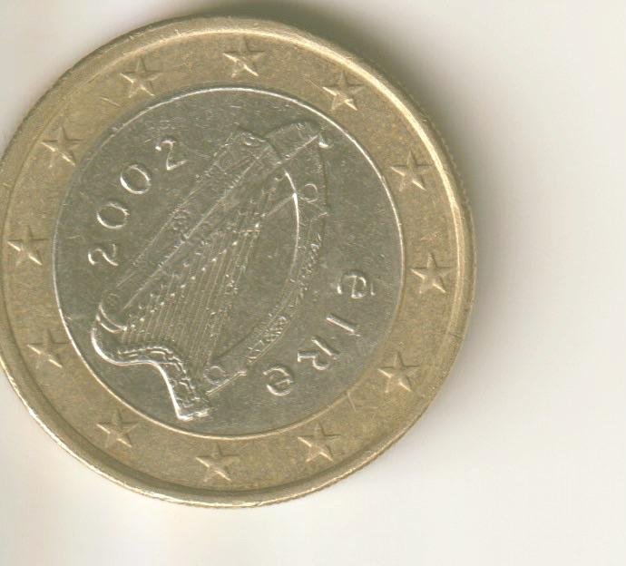 1 euro 2002 ierland, Verzenden, Ierland, 2 euro