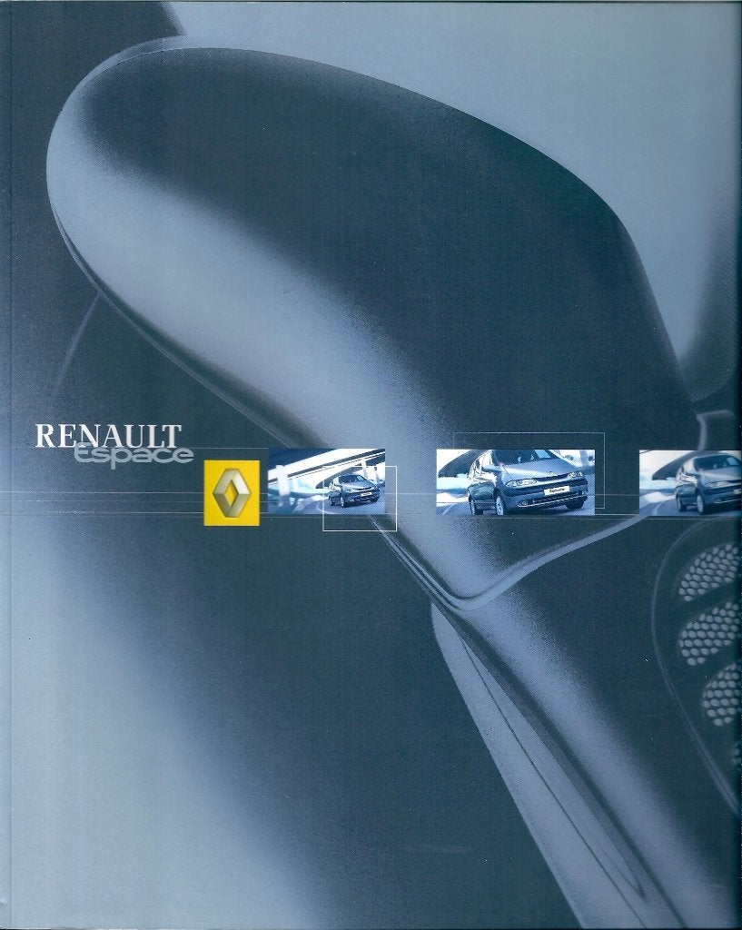 Brochure Renault Espace 2001, Ophalen of Verzenden, Gelezen, Renault