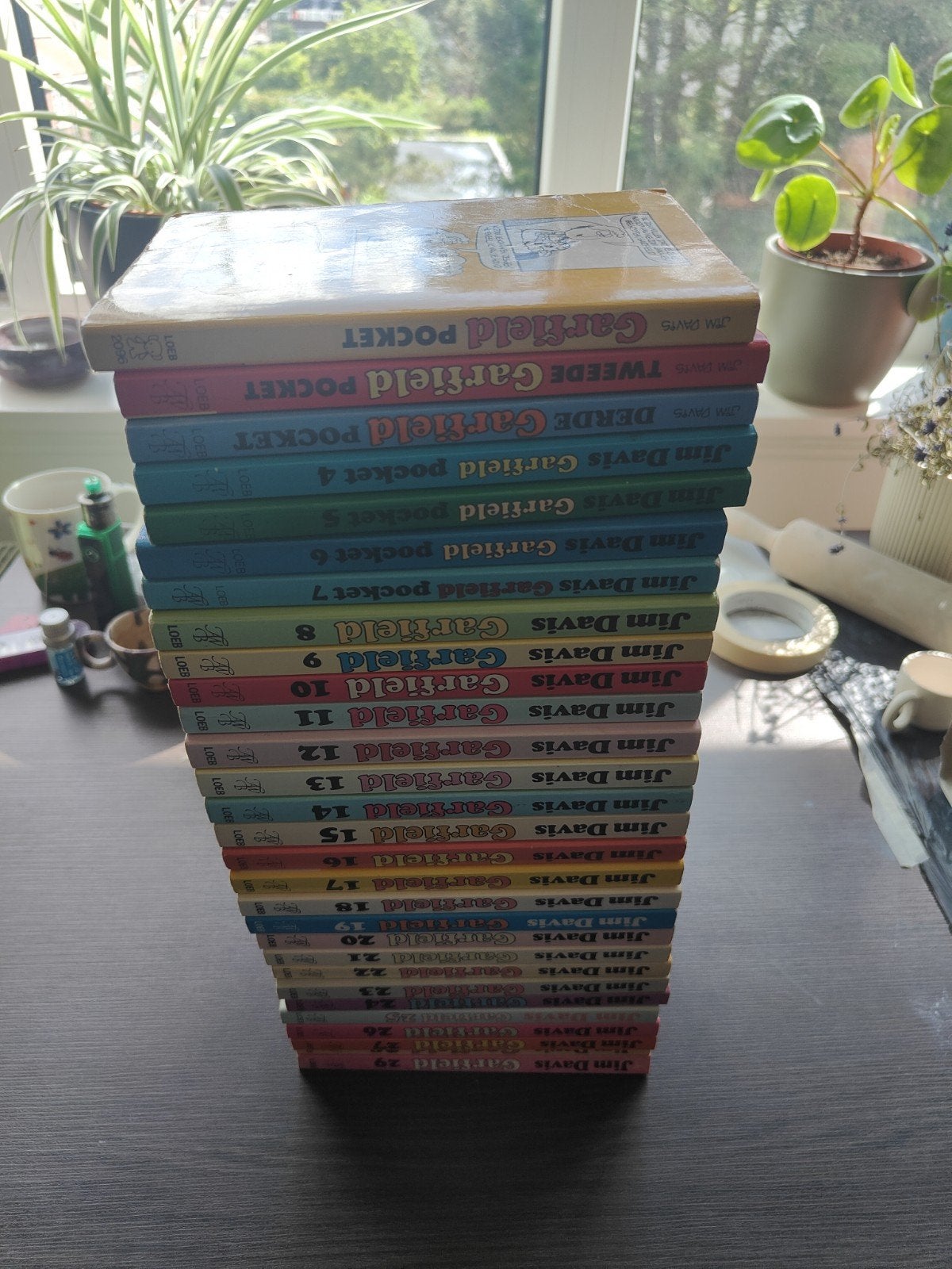 Garfield Pocket Boeken - delen 1 t/m 29 (29 delen), Meerdere stripboeken, Ophalen of Verzenden, Gelezen, Jim Davis
