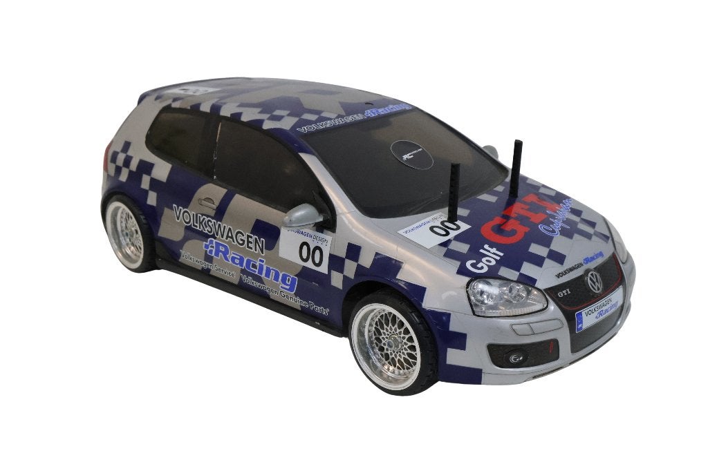 Tamiya TT-01 Volkswagen Golf f 5 GTI 1/10 rc auto, Hobby en Vrije tijd, Modelbouw | Radiografisch | Auto's, Elektro, Gebruikt