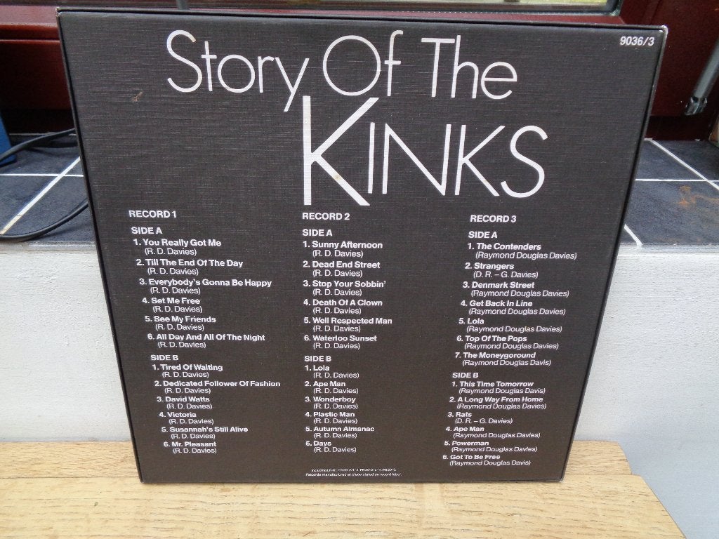 Kinks 3-LP BOX "Story of the Kinks" [Portugal-1985], Boxset, Gebruikt, Overige formaten, Complilatie