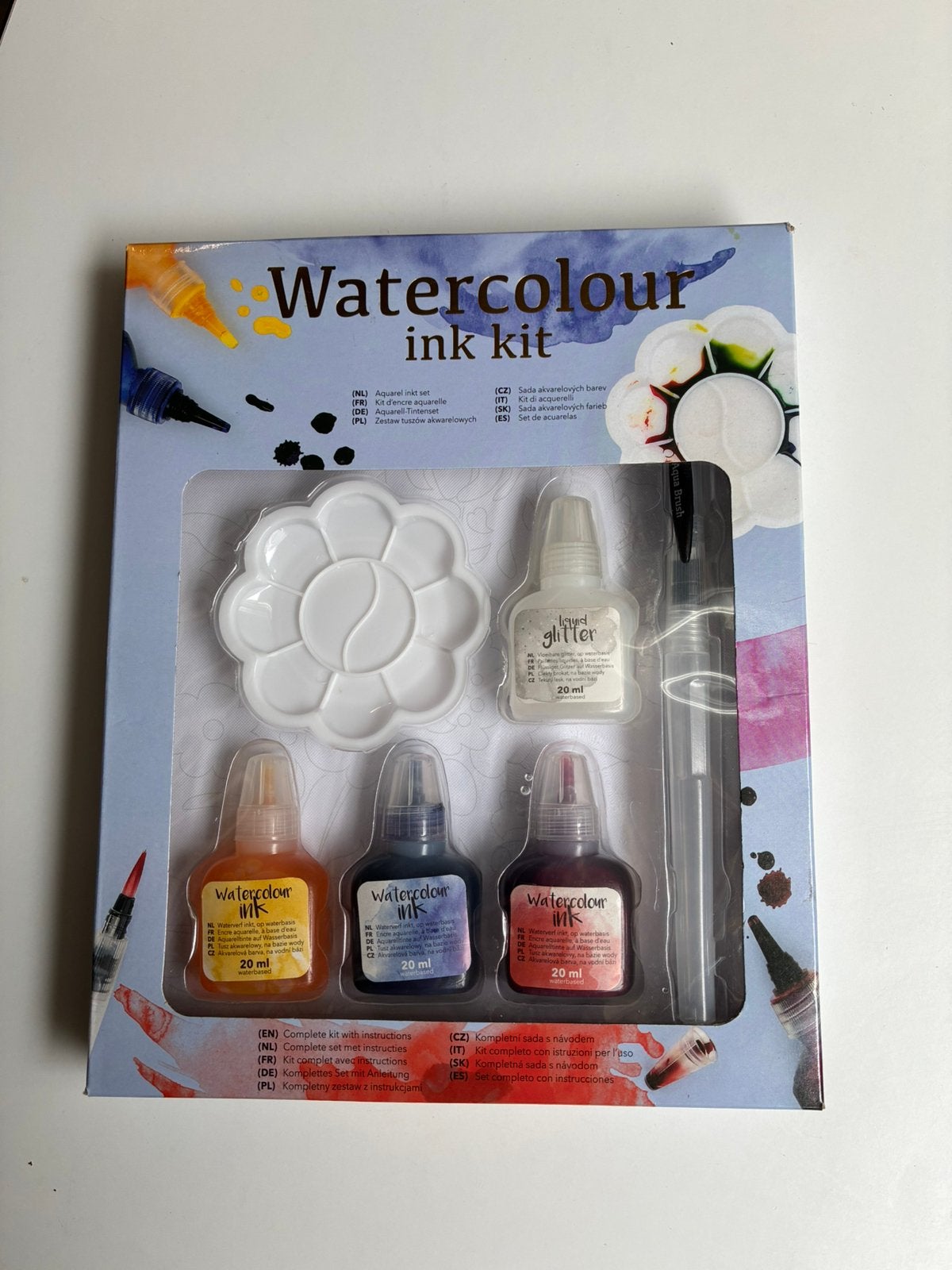 Watercolour inkt kit, Ophalen of Verzenden, Zo goed als nieuw