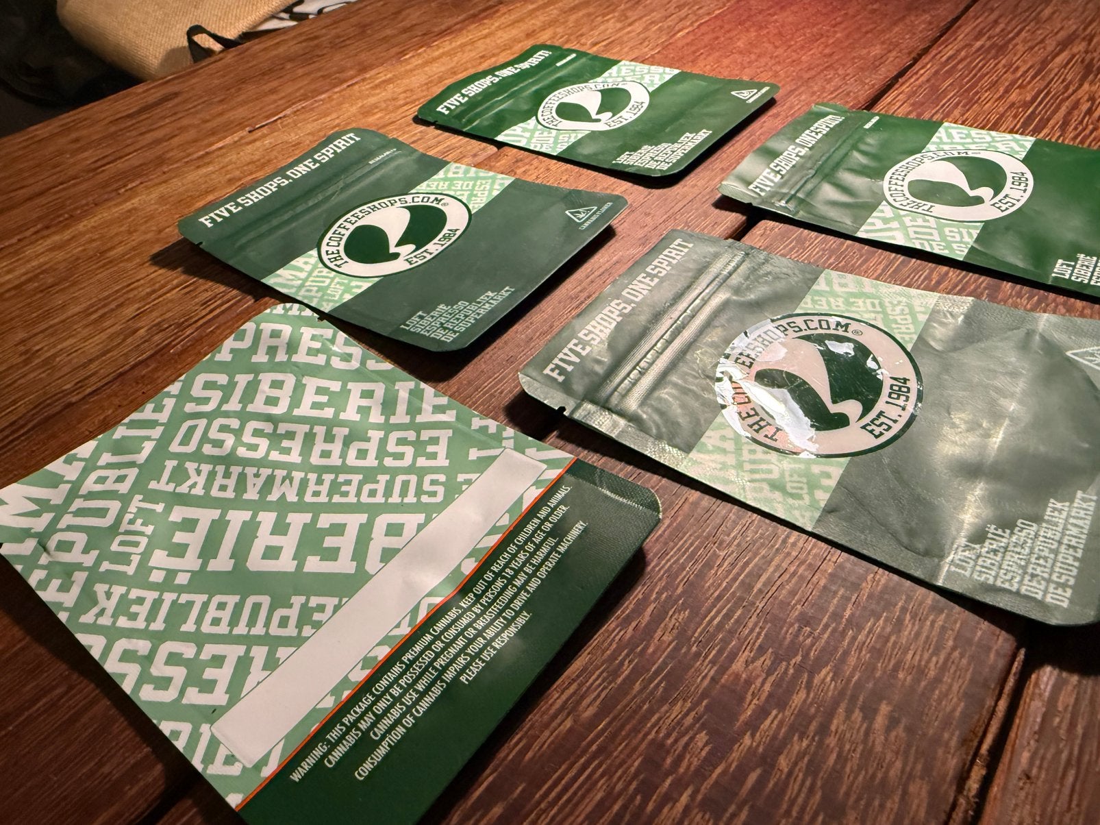 5x Original Vintage Design Ziplock Smokers Bags, Ophalen of Verzenden, Nieuw, Tabaksdoos of Verpakking