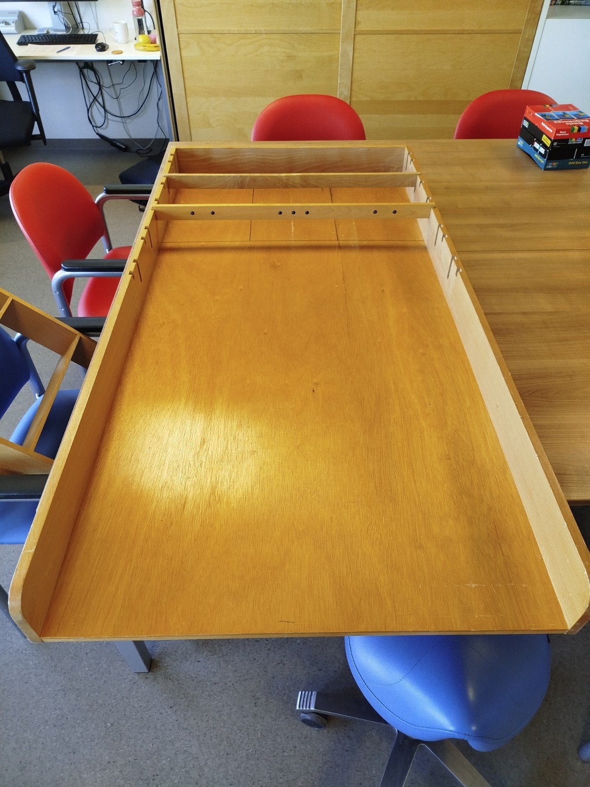 Spel- en sjoelbak - kortere/bredere variant, Hobby en Vrije tijd, Ophalen, Gebruikt