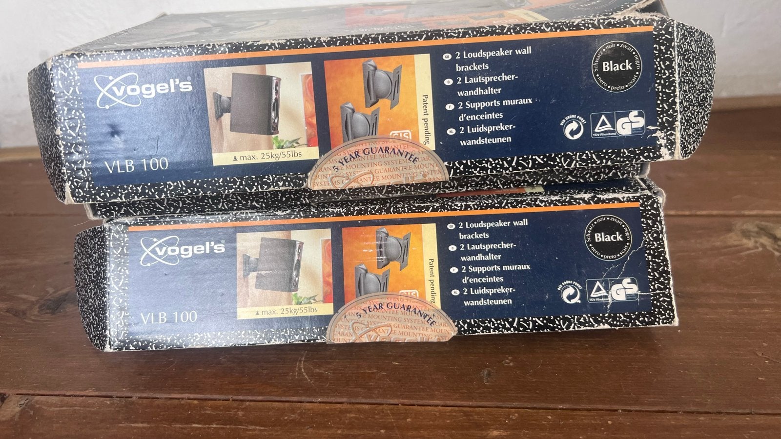 Vogel's VLB 100 beugels (2 sets), Audio, Tv en Foto, Overige merken, Inclusief muurbeugels, Overige typen, Nieuw