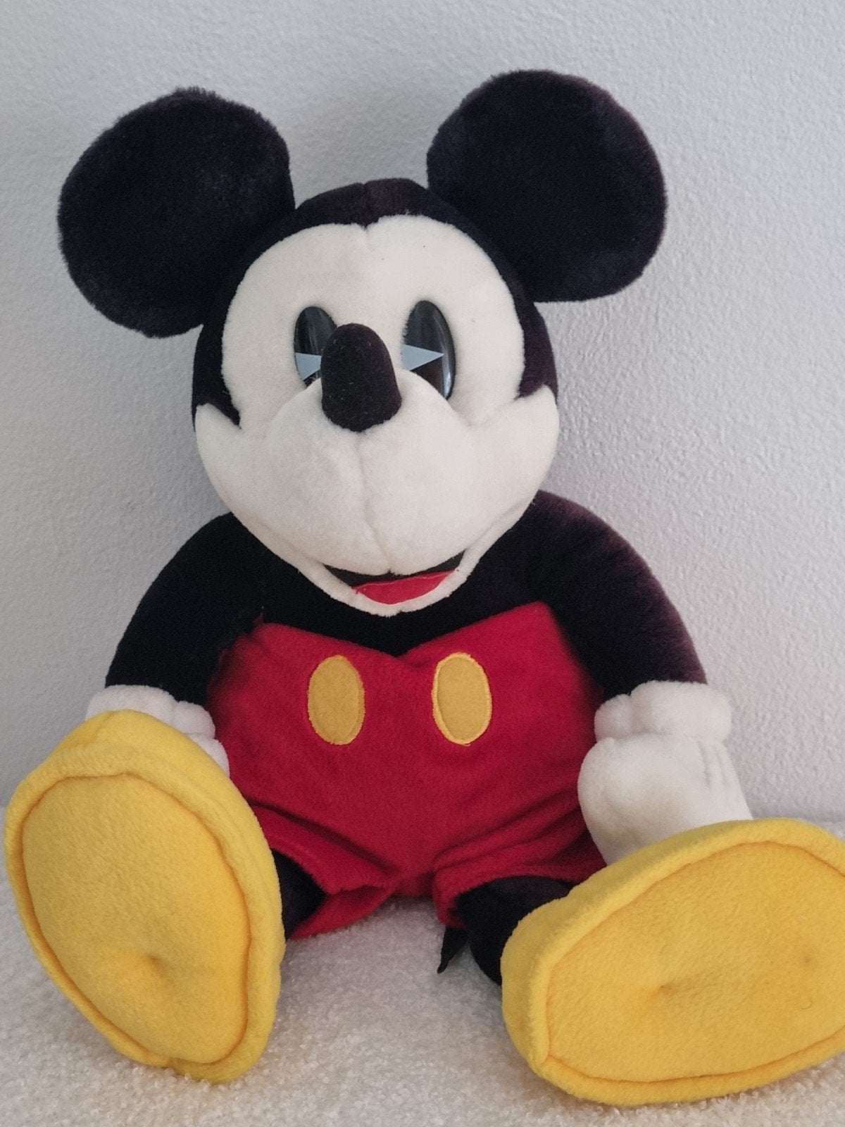 Vintage Mickey Mouse  knuffel uit 1996., Ophalen of Verzenden, Mickey Mouse, Zo goed als nieuw, Knuffel