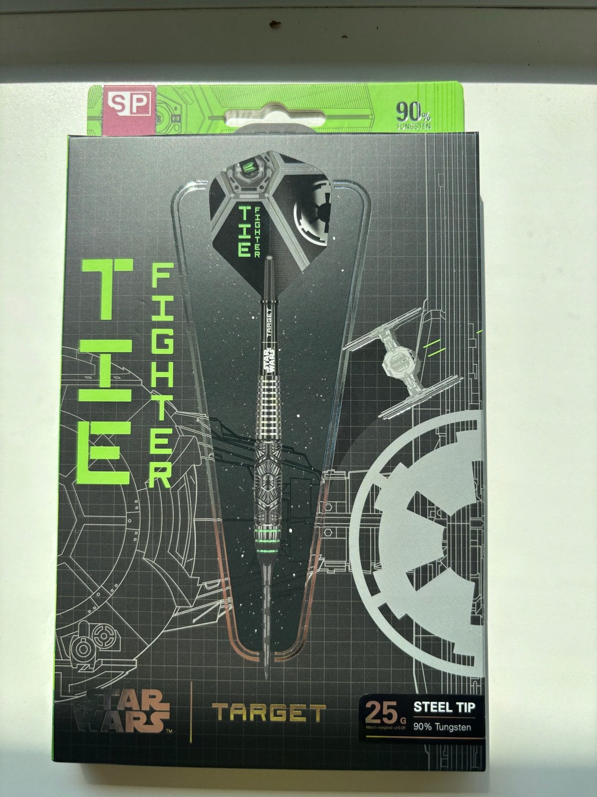 Target dartpijlen Star Wars The Fighter 25g 90% Tungsten, Ophalen of Verzenden, Nieuw, Pijlen