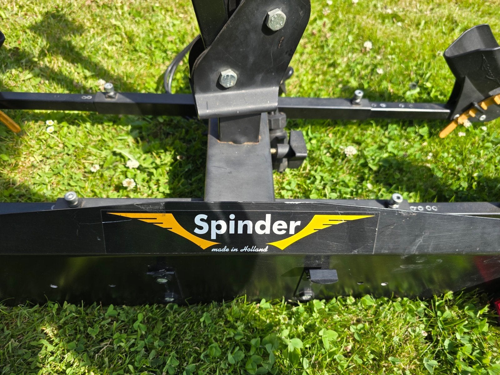 Spinder Hawk Trekhaak Fietsendrager voor 2 fietsen, Ophalen of Verzenden, Gebruikt, Trekhaakdrager, Brede banden