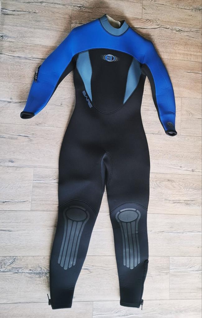 Bare Velocity duikpak, wetsuit, 7/6mm dik. Maat S/M, Wetsuit, Bare, Ophalen of Verzenden, Zo goed als nieuw