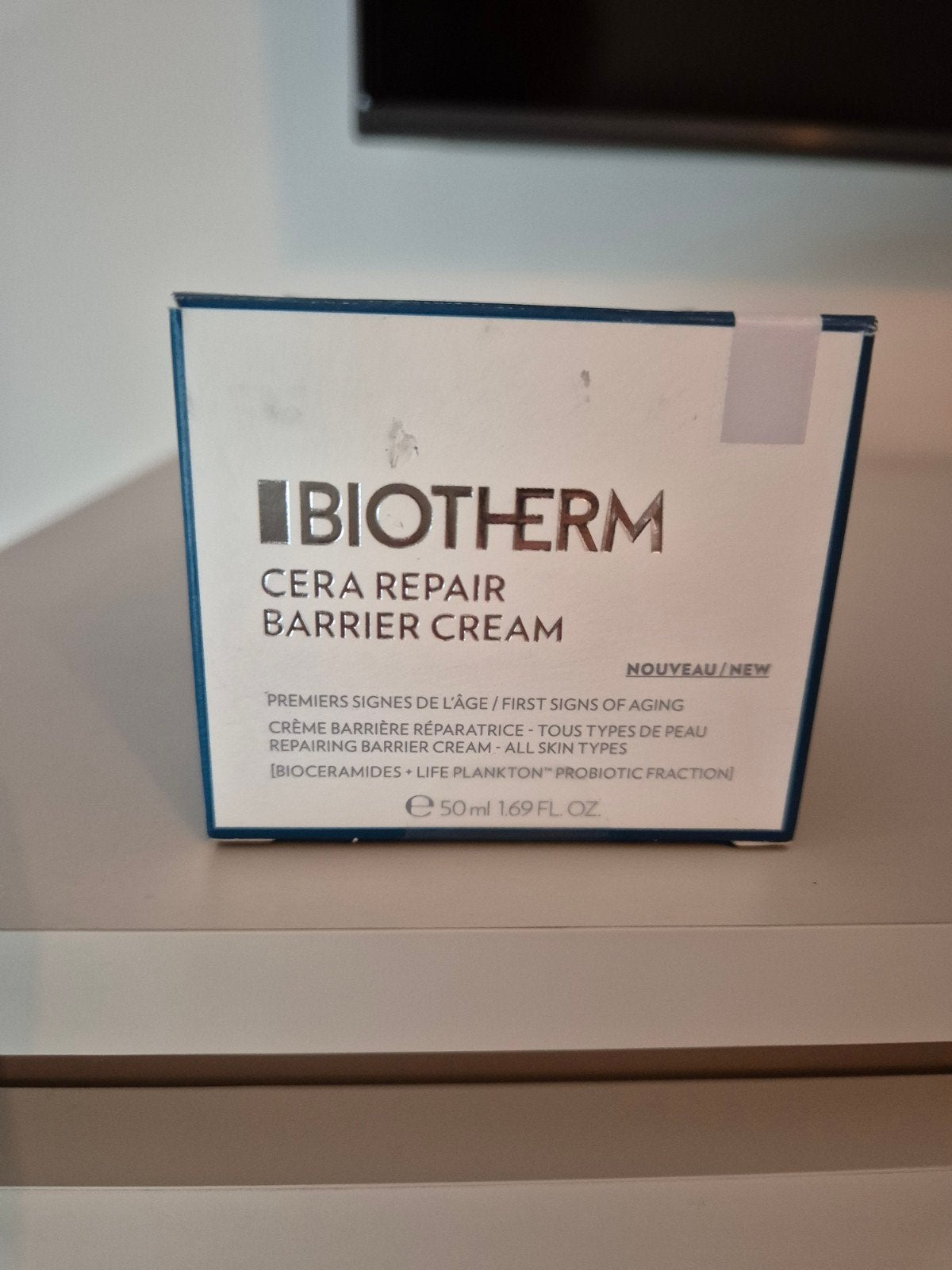 Biotherm cera repair barrier cream 50 ml nieuw, Ophalen, Nieuw, Gehele gezicht