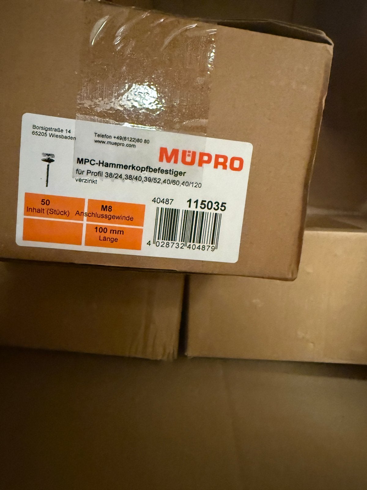 Foto 5 van MÜPRO MPC hamerkopbevestigers - Nieuw in doos (750 stuks)