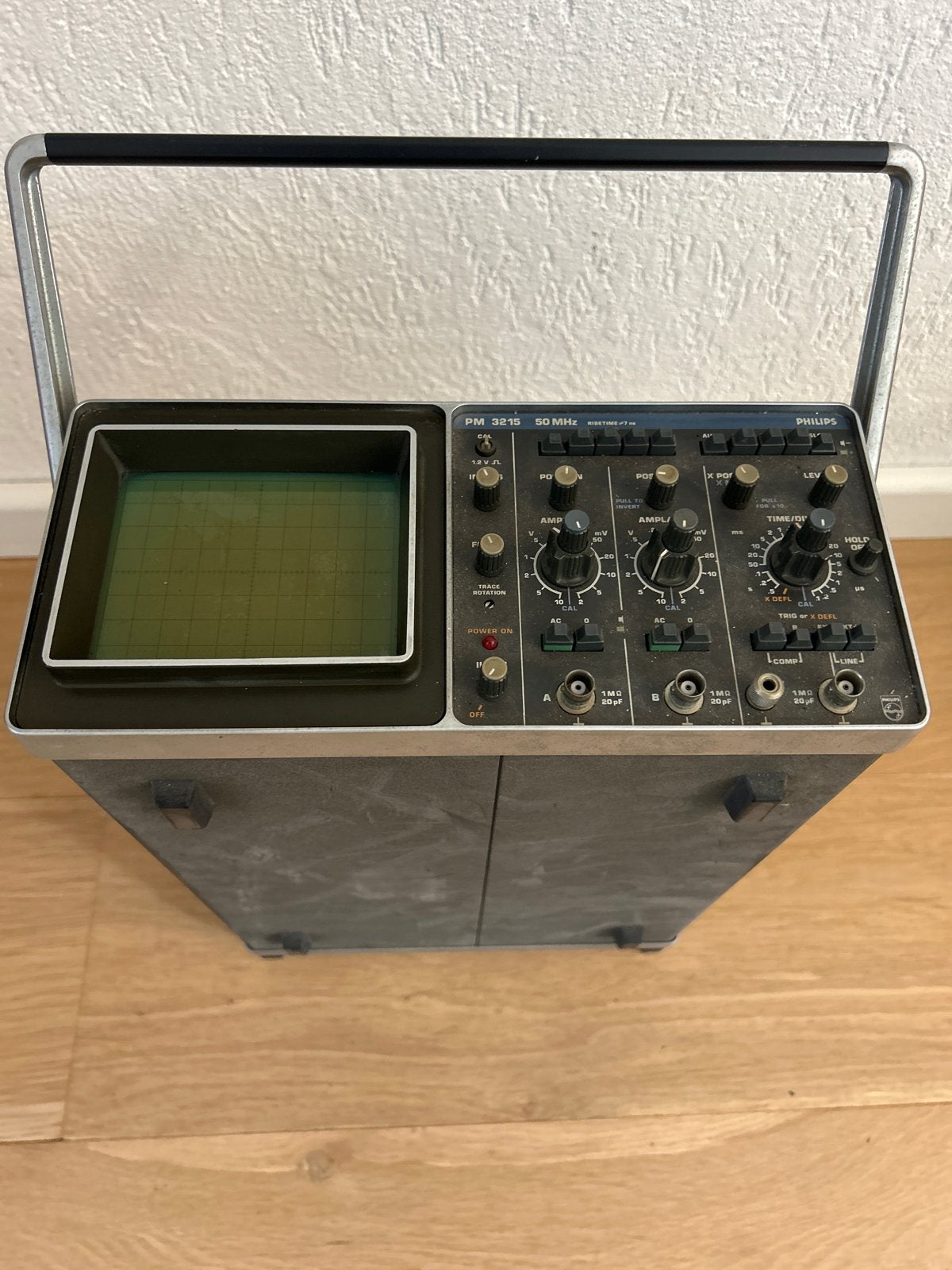 Philips PM 3215 50 MHz Oscilloscoop, Ophalen, Gebruikt