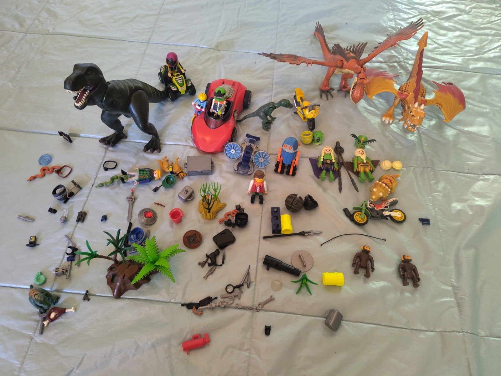 Playmobil poppetjes, dieren en accessoires, Kinderen en Baby's, Speelgoed | Playmobil, Ophalen, Gebruikt, Losse onderdelen, Figuren