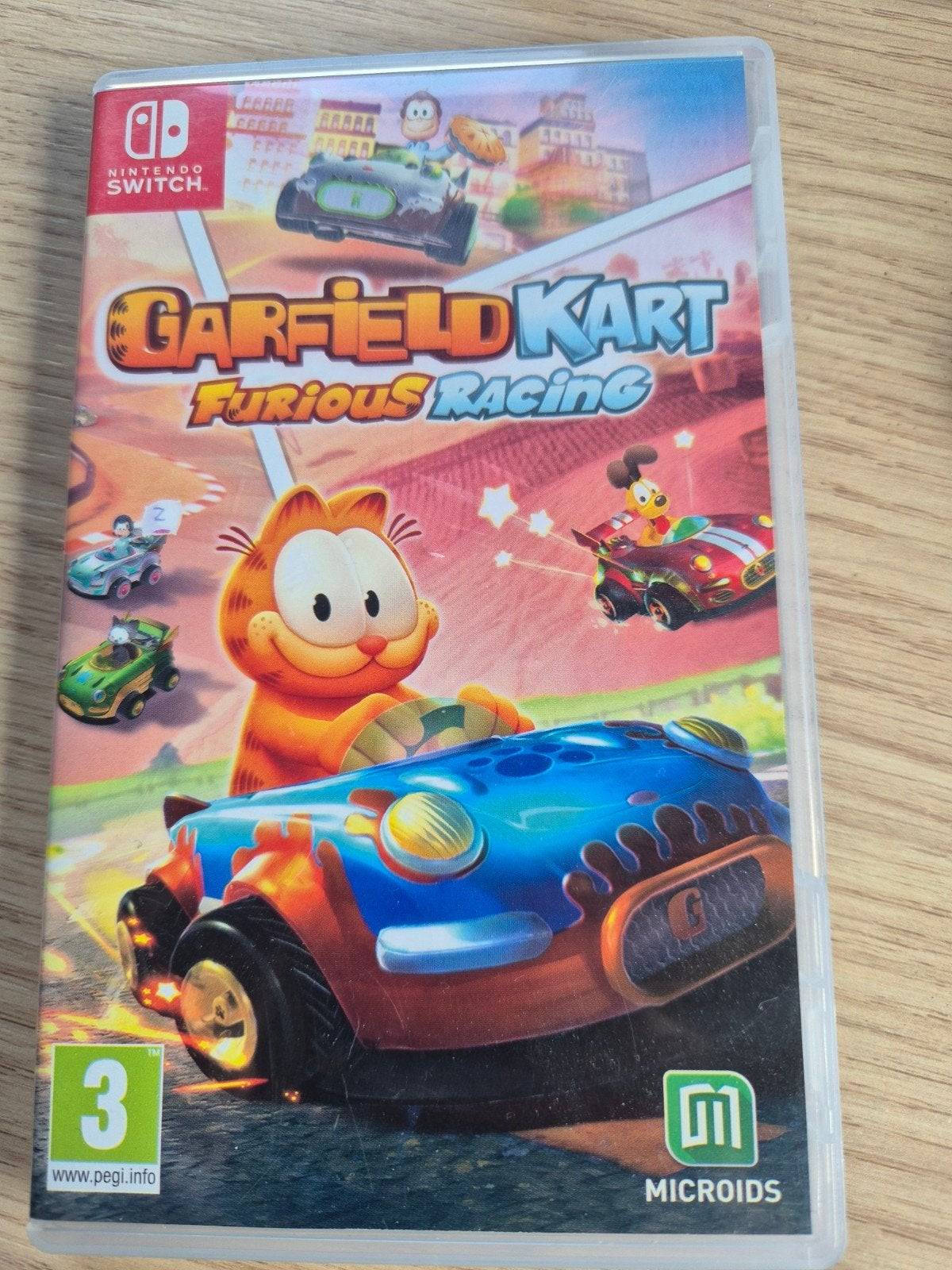 Garfield Kart Furious Racing - Nintendo Switch, Spelcomputers en Games, Spelcomputers | Nintendo Switch, Zo goed als nieuw, Met games