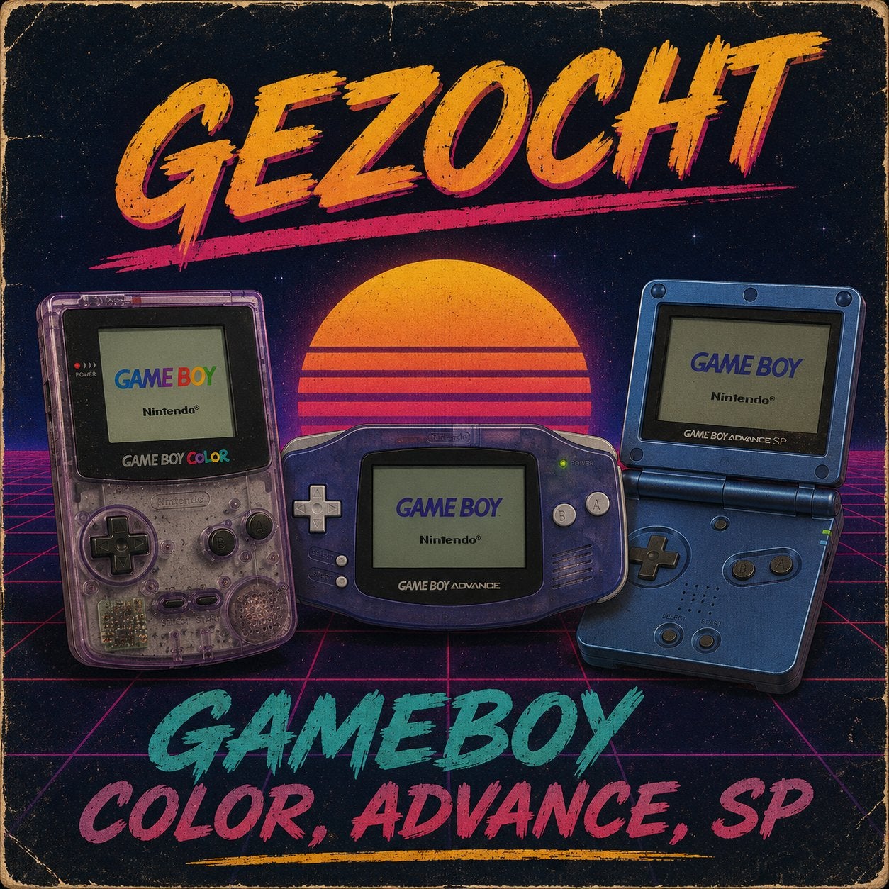 Gezocht: Nintendo Gameboy color, Advance, Advance SP, 1 speler, Ophalen of Verzenden, Zo goed als nieuw, Vanaf 3 jaar