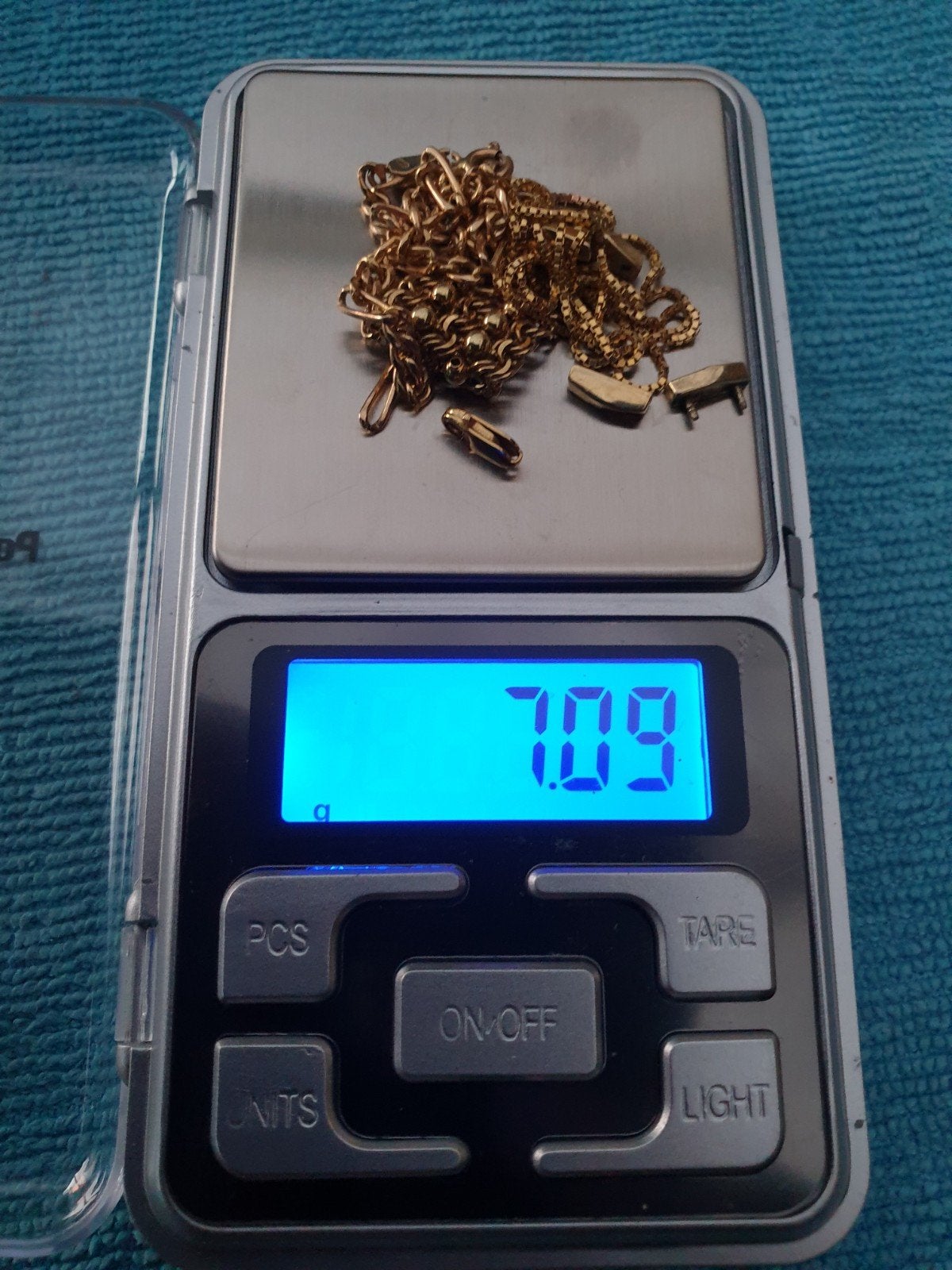 Sloopgoud. 7.09 gram (Z1), Postzegels en Munten, Edelmetalen en Baren, Goud, Ophalen of Verzenden