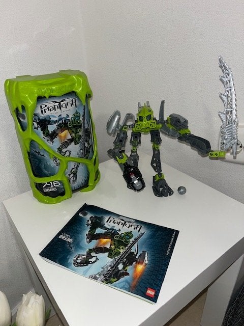Lego Bionicle 8686  ZGAN  INCL BOEKJE EN DOOS €40, Ophalen, Bionicle, Lego, Zo goed als nieuw
