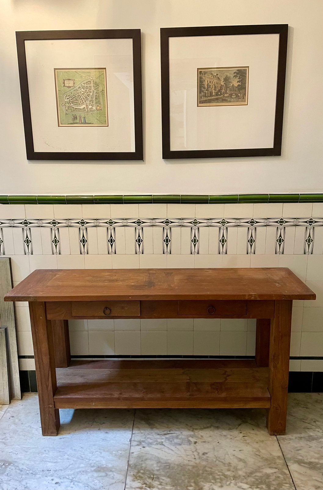 Prachtige sidetable; vakmanschap!, Ophalen, Gebruikt, 100 tot 150 cm, Modern, landelijk, klassiek