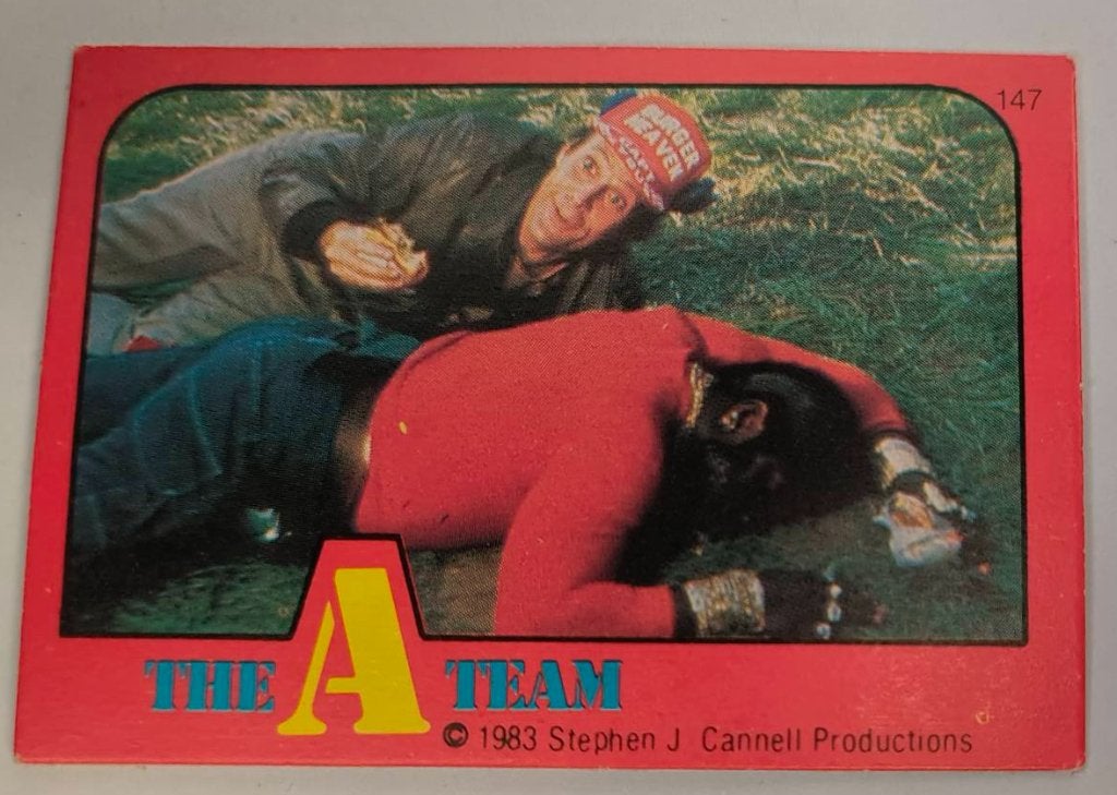 The A-Team Monty Gum 1983 no.147, Verzamelen, Ophalen of Verzenden, Nieuw, Foto of Kaart
