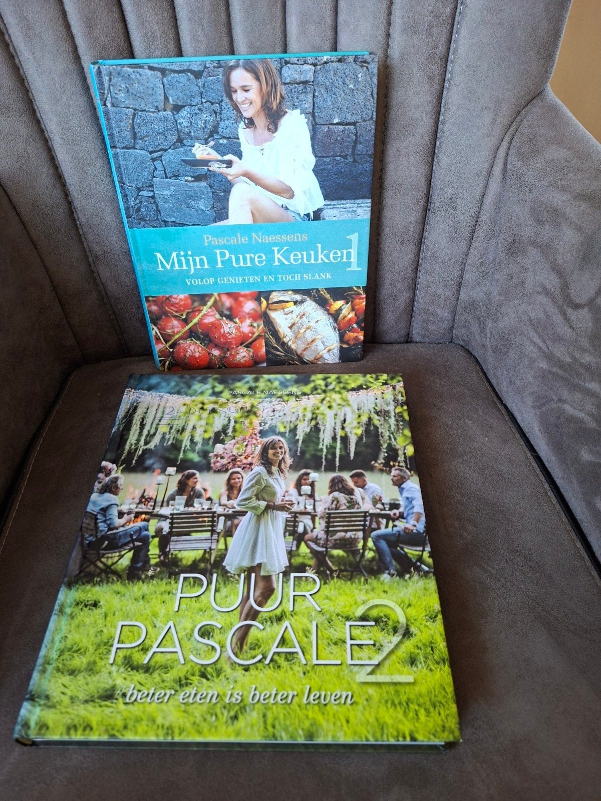 Pascale Naessens Kookboeken: Mijn Pure Keuken & Puur Pascale, Boeken, Ophalen of Verzenden, Zo goed als nieuw, Pascale Naessens