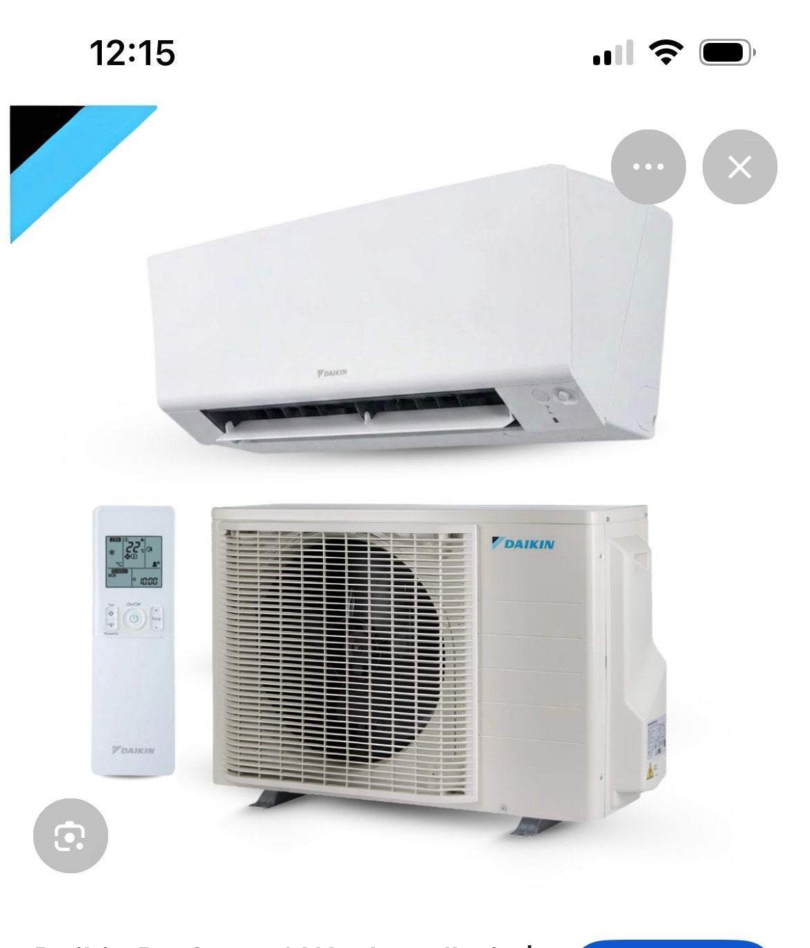 Daikin perfera 5kw single split set, Koelen en Ontvochtigen, Nieuw, 3 snelheden of meer, Ophalen of Verzenden