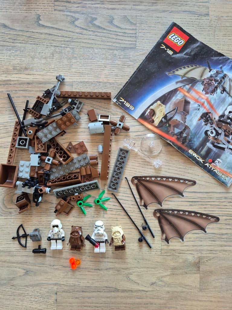Lego Star Wars 7139 Ewok Attack nieuwstaat, Ophalen of Verzenden, Zo goed als nieuw, Complete set, Lego