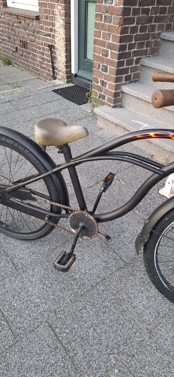 kinder fiets, Fietsen en Brommers, Fietsen | Cruisers en Lowriders, Minder dan 47 cm, Ophalen, Staal