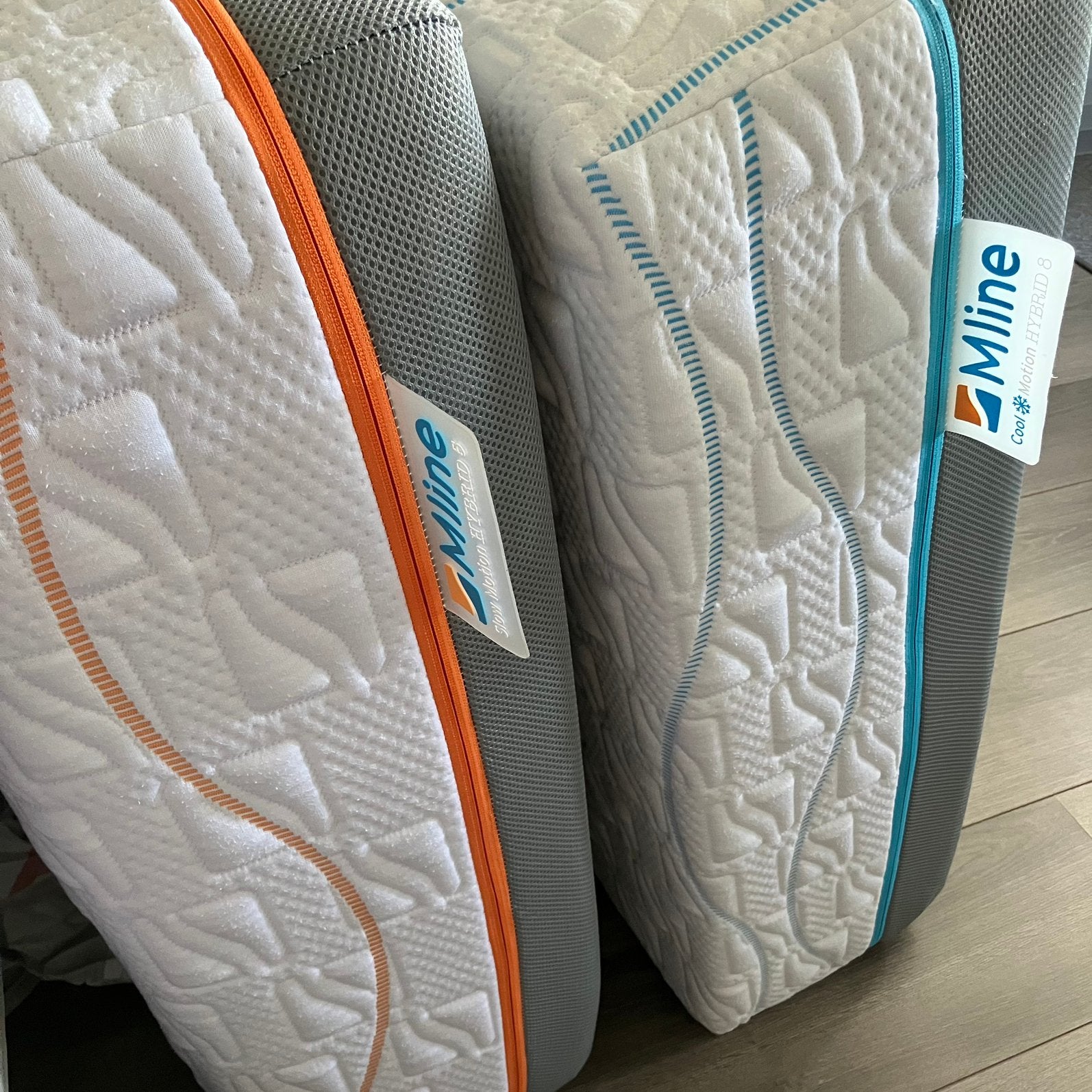 Mline Hybrid 5 en 8 matrassen 160x200, Huis en Inrichting, Slaapkamer | Matrassen en Bedbodems, Ophalen, Gebruikt, Tweepersoons