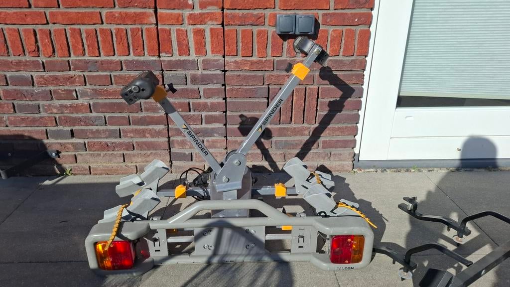 Spinder Falcon 2 fietsendrager incl 3de rail, Ophalen, Gebruikt